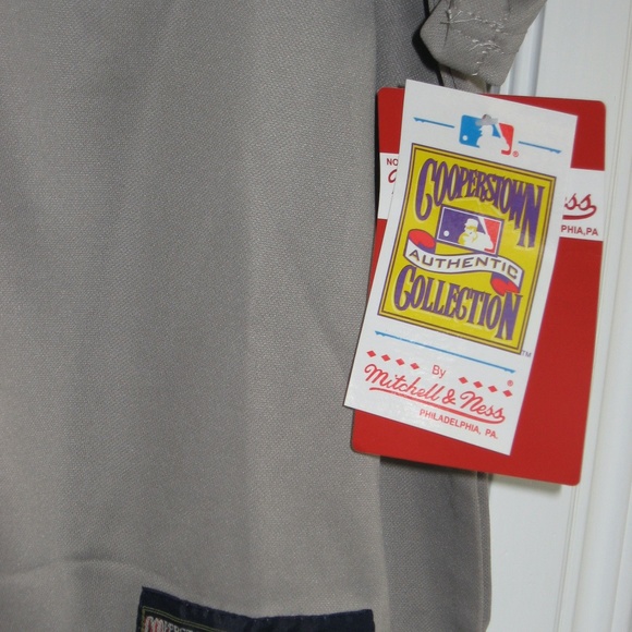 NEW MITCHELL & NESS NEW YORK YANKEES #7 MICKEY MANTLE GRAY XL JERSEY A BEAUTY - Picture 3 of 6
